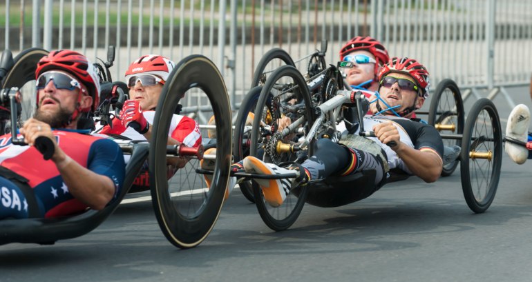 Paralympics - Radfahren mit Vico Merklein
