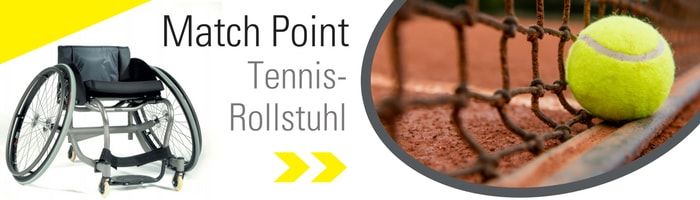 Match Point Tennis-Rollstuhl