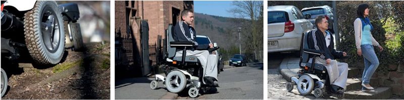 Spidertrac™ Elektrorollstuhl Fahrwerk