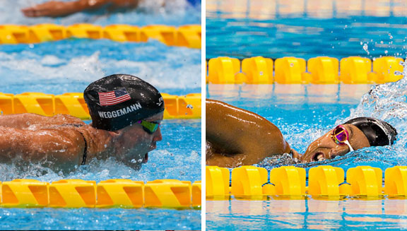 Vier Medaillen im Schwimmen