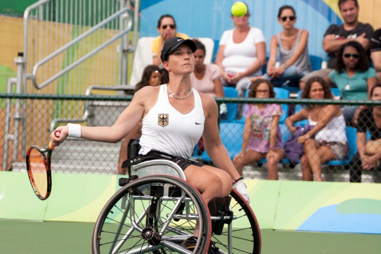 Paralympics - Rollstuhl-Tennis mit Katharina Krüger