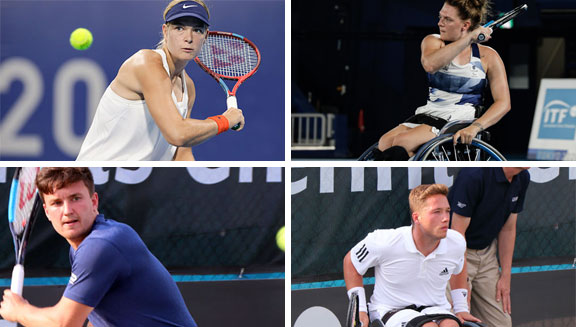 Sieben Medaillen im Rollstuhltennis