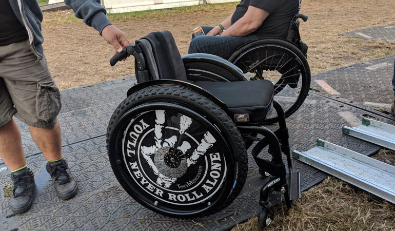Thies Medi Center Wacken 2019 Rollstuhl
